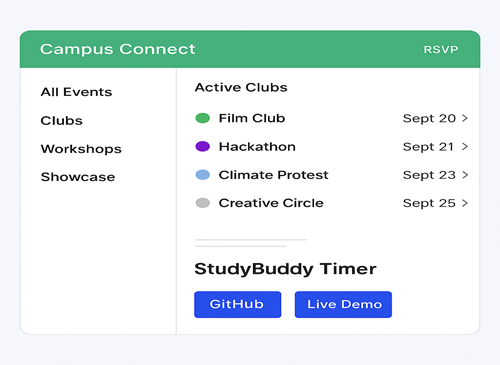 Campus Connect app screenshot